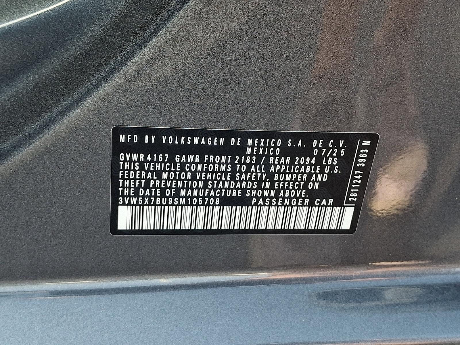 Certified 2025 Volkswagen Jetta S FWD image 26