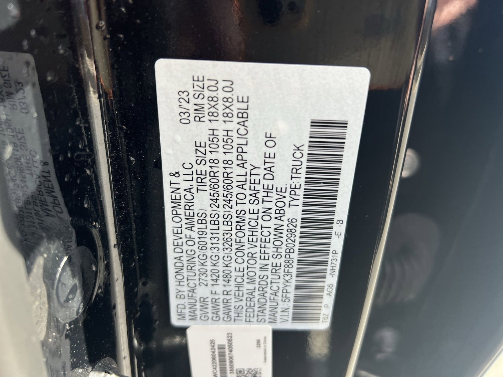 Used 2023 Honda Ridgeline Black Edition image 29