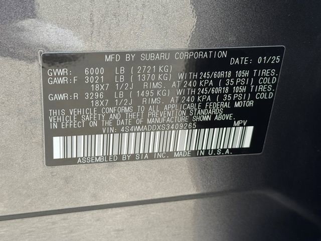 Used 2025 Subaru Ascent Premium image 31