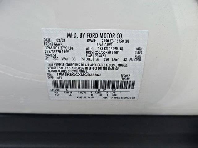 Used 2021 Ford Explorer ST w/ Equipment Group 401A AWD/4WD image 16