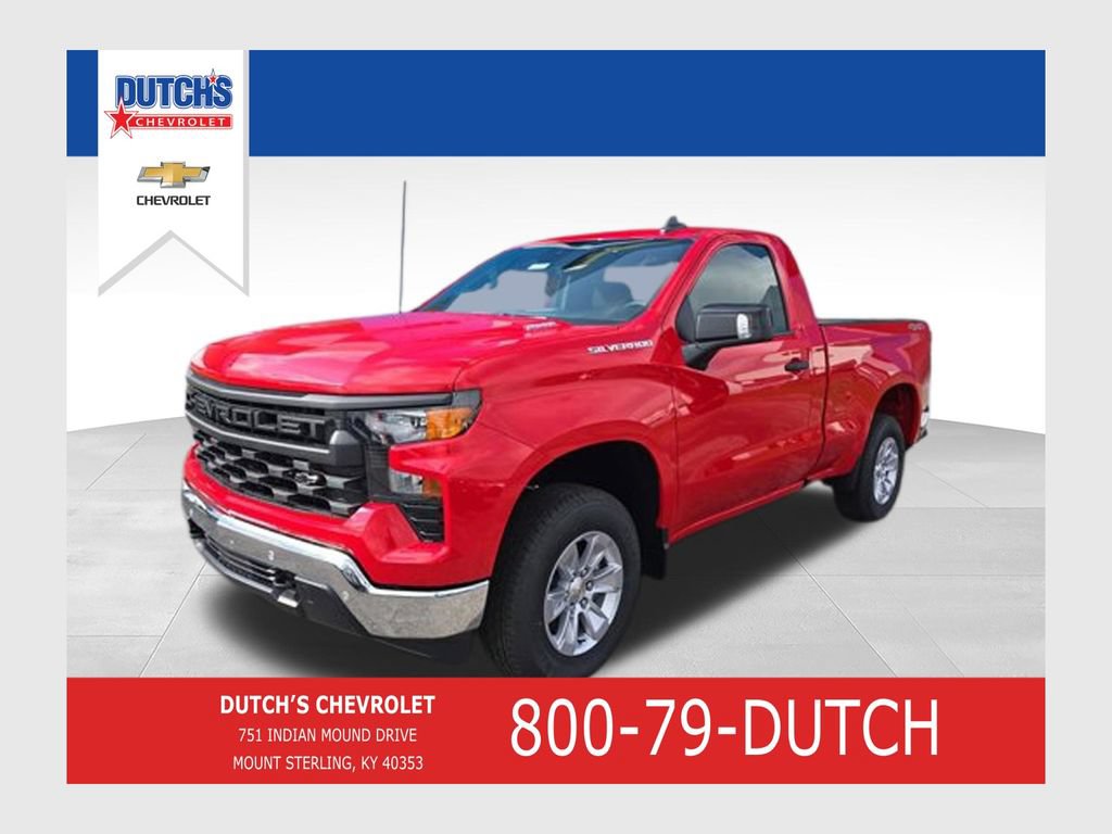 New 2026 Chevrolet Silverado 1500 W/T w/ WT Safety Package AWD/4WD image 1