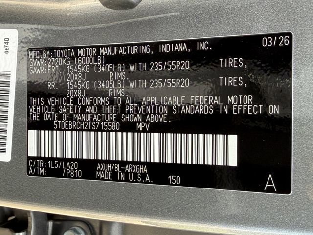 New 2026 Toyota Highlander Platinum image 30