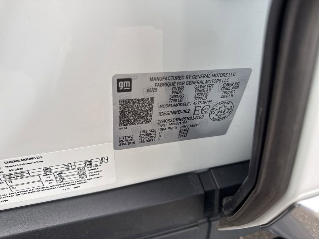 Used 2025 GMC Yukon Denali w/ Denali Reserve Package image 44