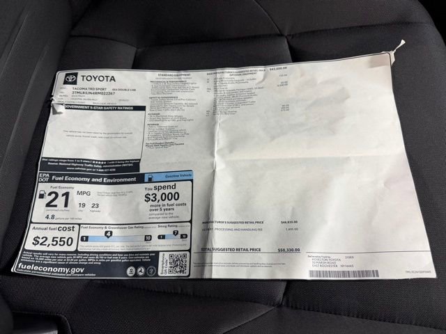 Used 2024 Toyota Tacoma TRD Sport w/ TRD Sport Upgrade Package image 24