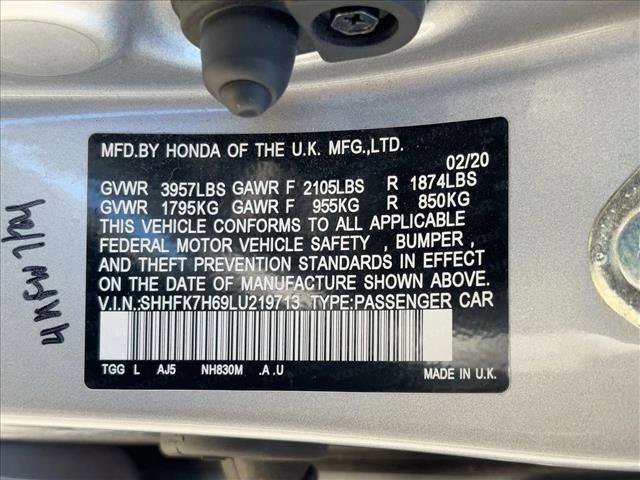 Used 2020 Honda Civic EX image 22