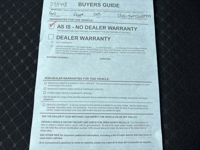 Used 2025 Ford Escape Active AWD/4WD image 41