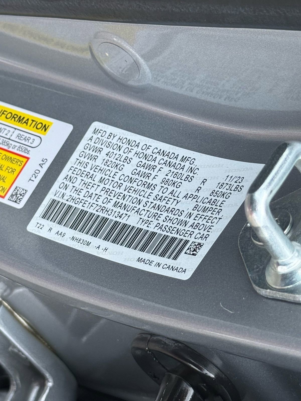 Used 2024 Honda Civic EX image 34