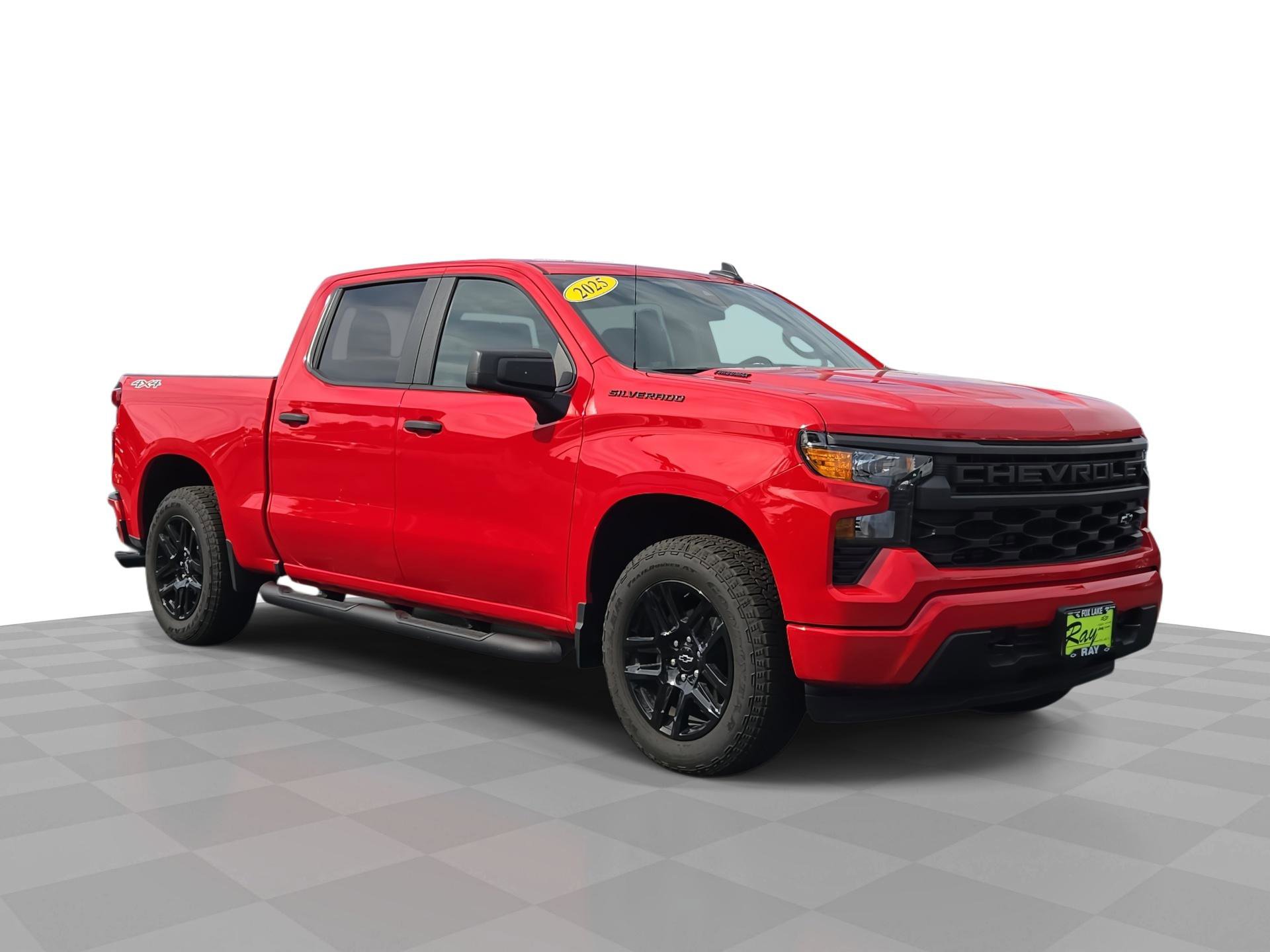 New 2025 Chevrolet Silverado 1500 Custom w/ Turbomax Blackout Package