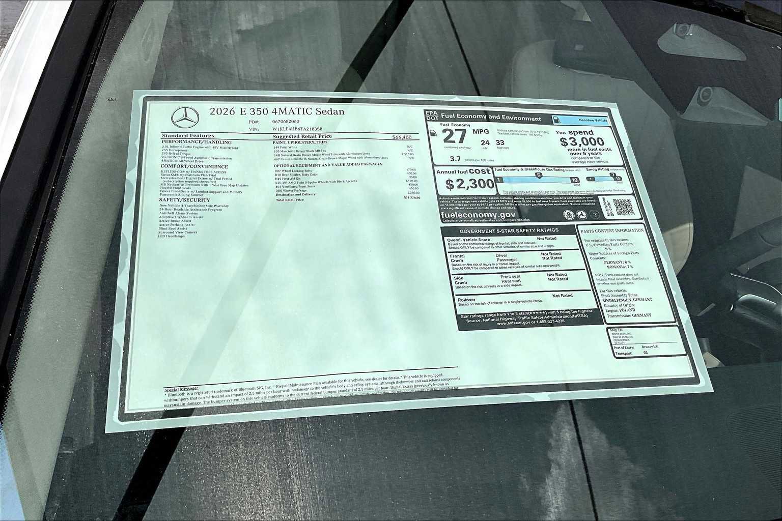 New 2026 Mercedes-Benz E 350 E 350 image 22