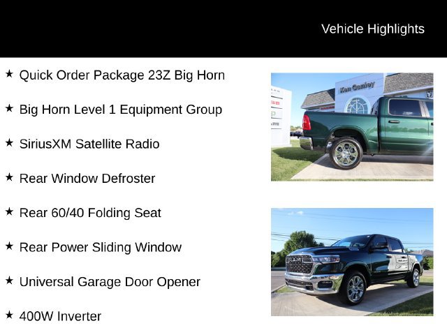 New 2026 RAM 1500 Big Horn AWD/4WD image 3