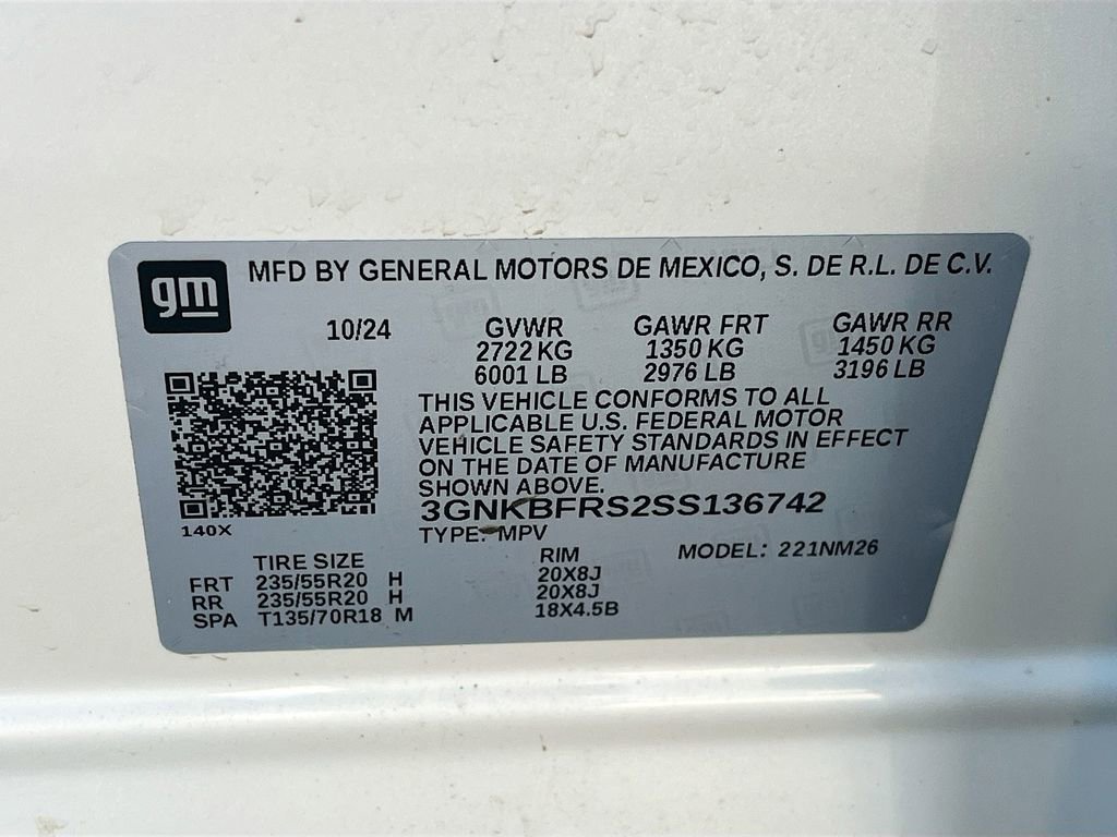 Used 2025 Chevrolet Blazer Premier w/ LPO, Black Sport Package image 32