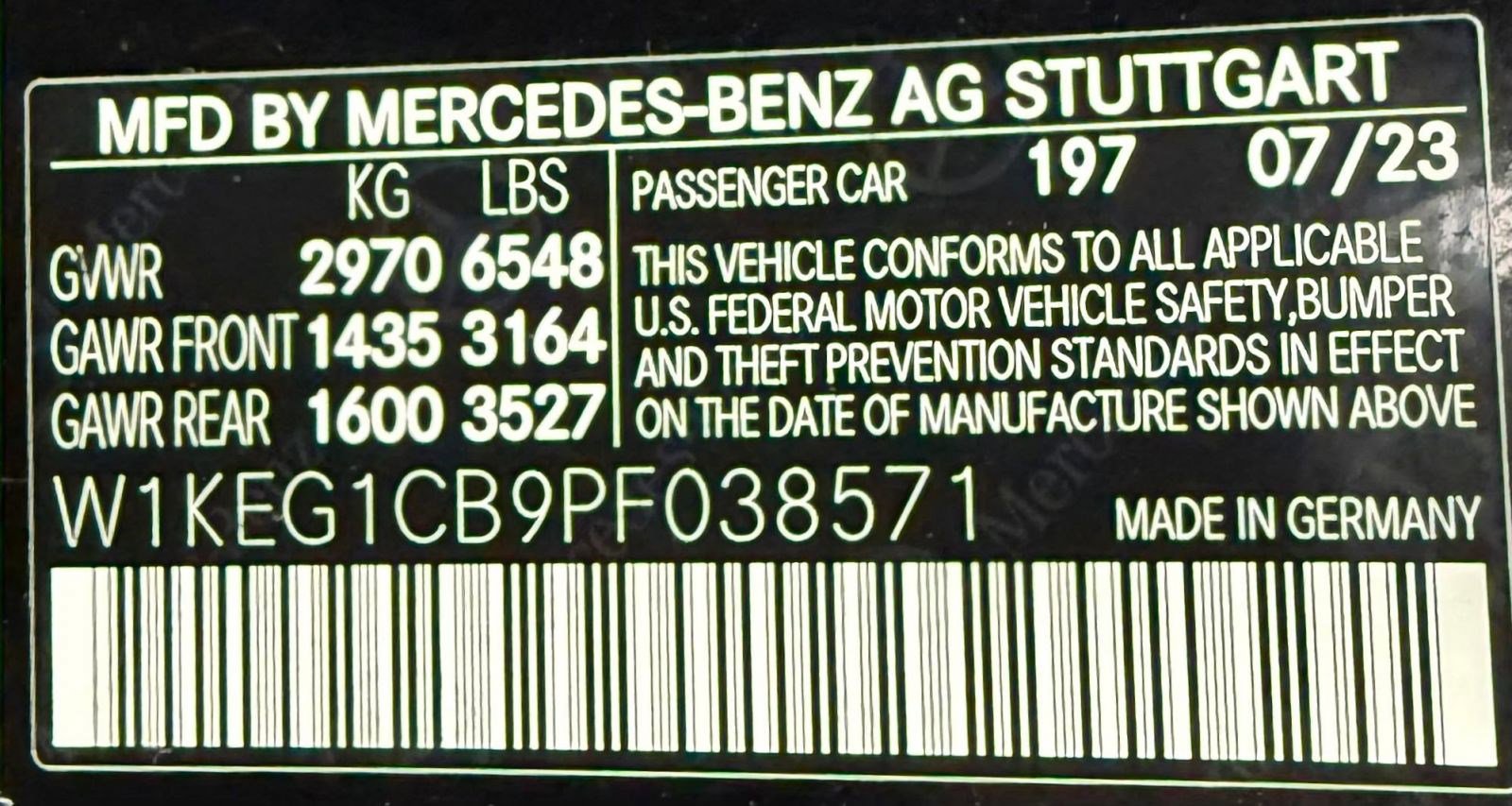 Certified 2023 Mercedes-Benz EQE 350+ EQE 350 image 19