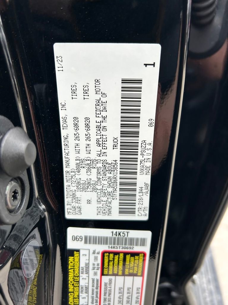 Used 2024 Toyota Tundra 1794 Edition AWD/4WD image 10