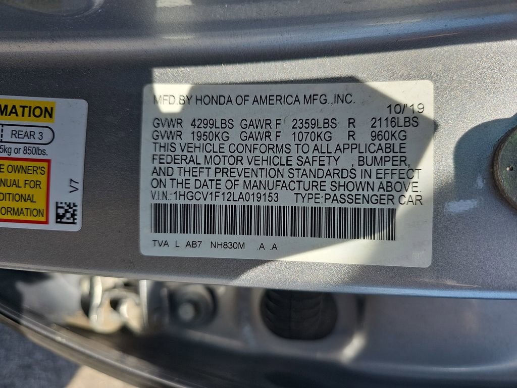 Used 2020 Honda Accord LX image 38