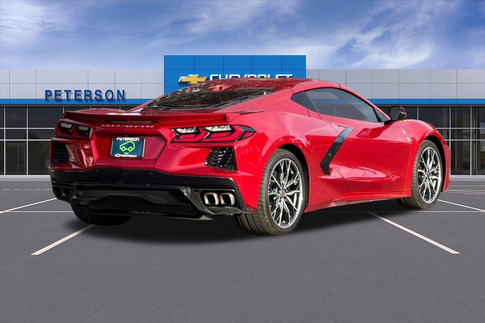 Certified 2023 Chevrolet Corvette Stingray Premium Cpe w/ Chrome Exterior Badge Package RWD image 4