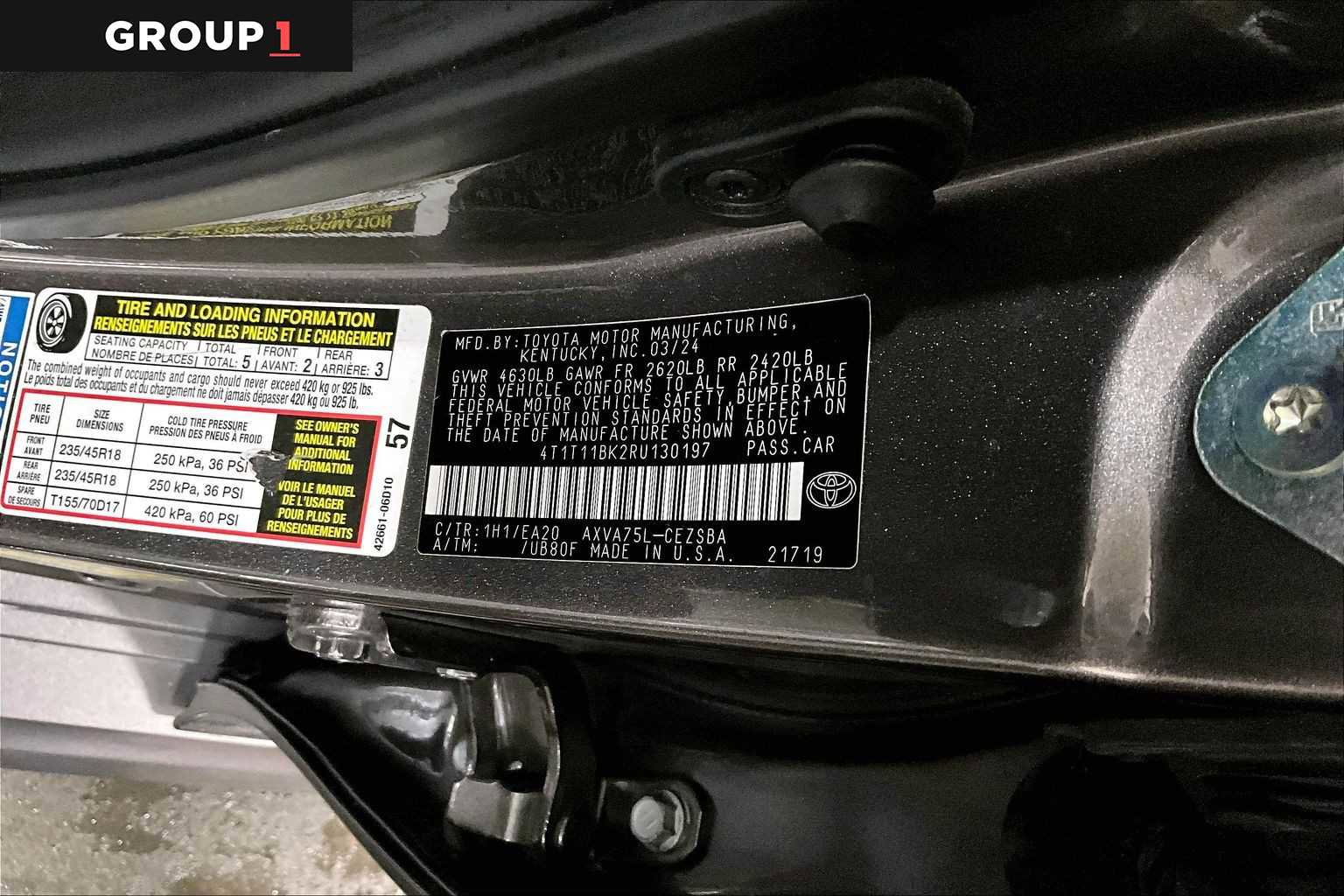 Used 2024 Toyota Camry SE w/ Cold Weather Package AWD/4WD image 37