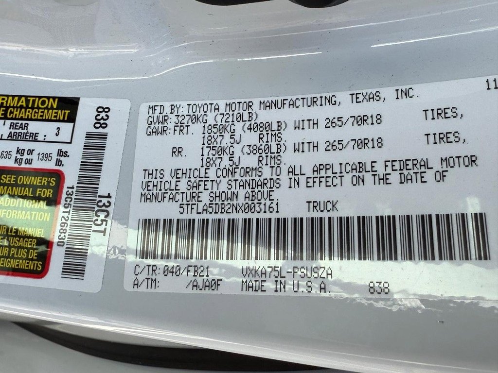 Used 2022 Toyota Tundra SR5 image 24