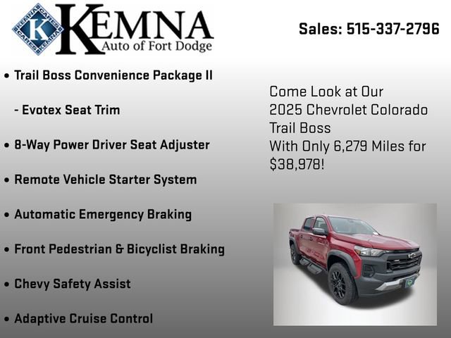 Used 2025 Chevrolet Colorado Trail Boss image 19