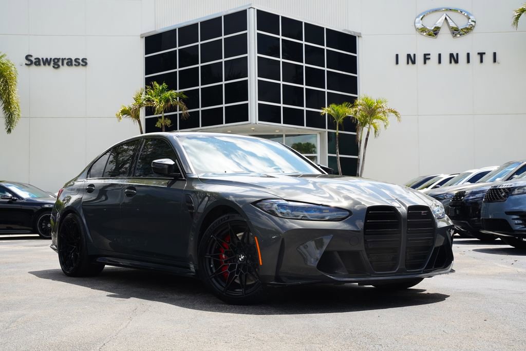 Used 2022 BMW M3 Competition w/ M Carbon Exterior Package AWD/4WD image 1