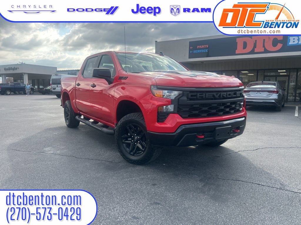 Used 2023 Chevrolet Silverado 1500 Custom Trail Boss w/ LPO, Dark Essentials Package