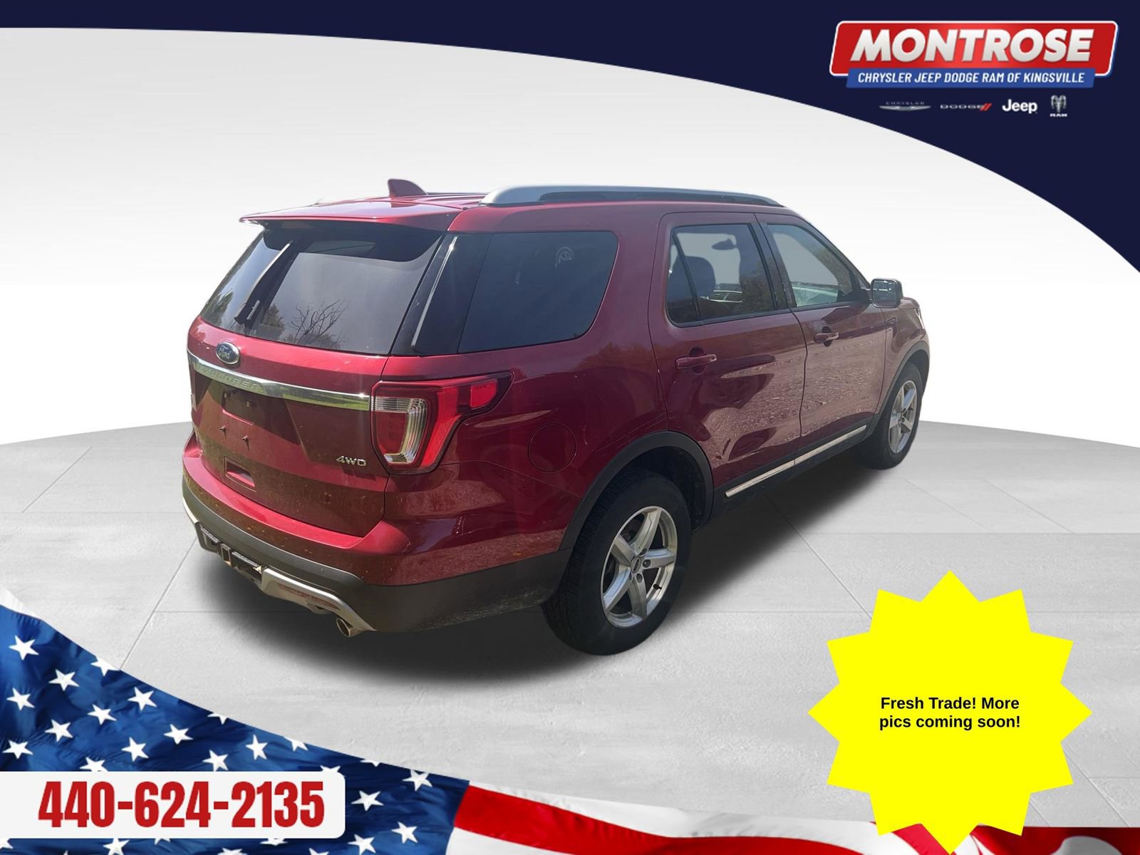 Used 2017 Ford Explorer XLT w/ Equipment Group 202A AWD/4WD image 4