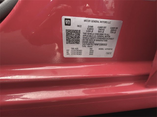 Certified 2022 GMC Sierra 3500 SLE w/ X31 Off-Road Package image 33