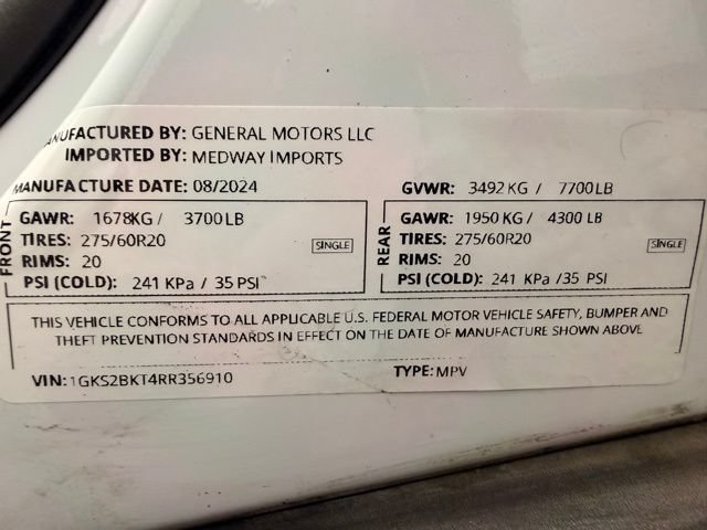 Used 2024 GMC Yukon SLT w/ SLT Luxury Package AWD/4WD image 56