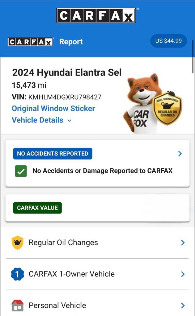 Used 2024 Hyundai Elantra SEL FWD image 5