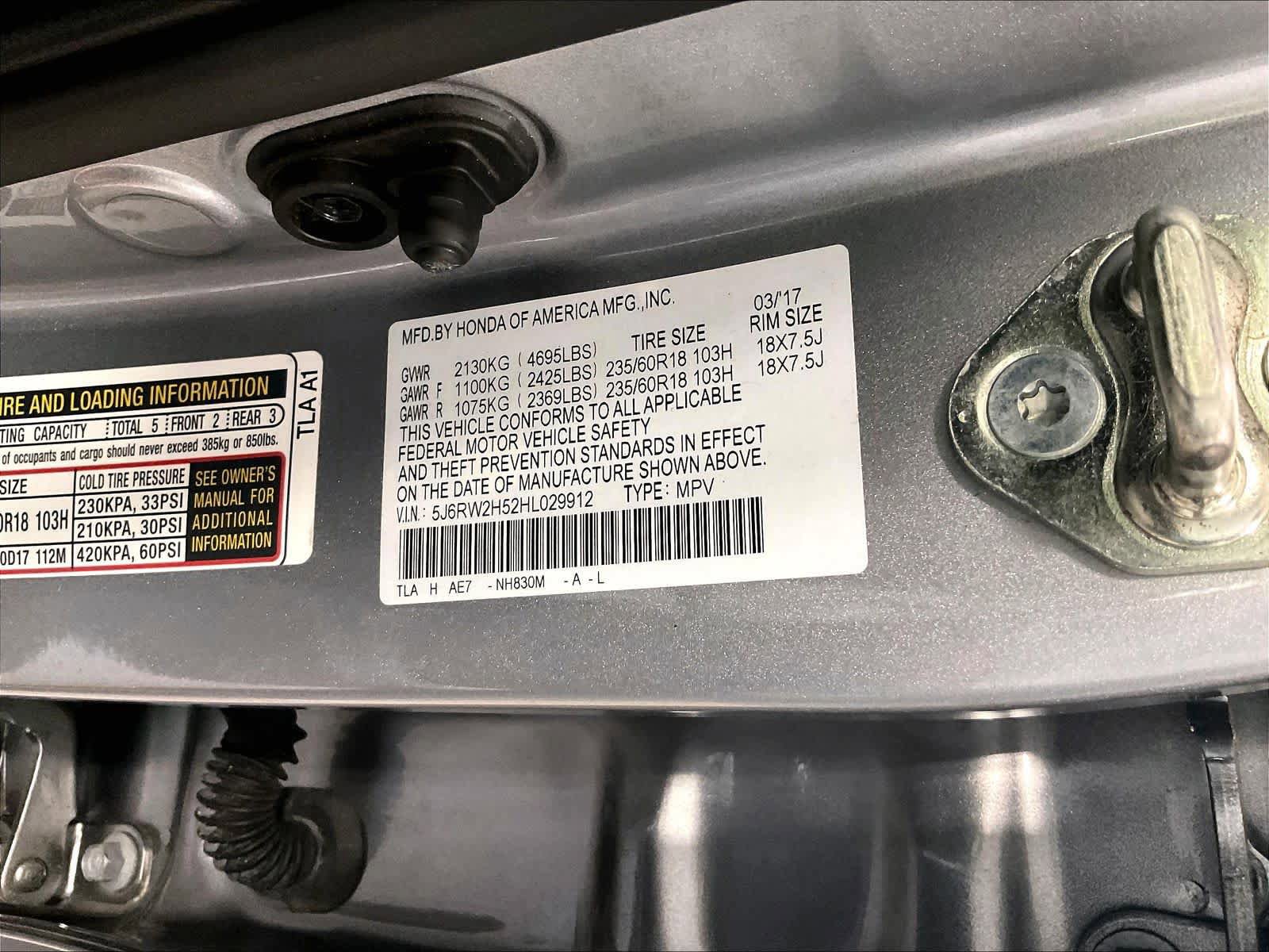 Certified 2017 Honda CR-V EX image 35
