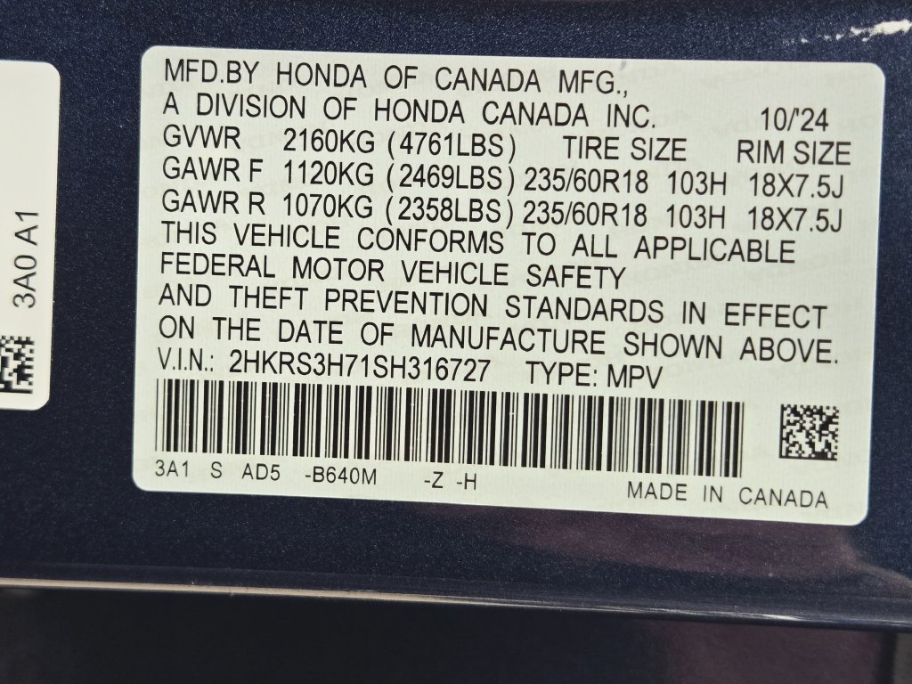 Certified 2025 Honda CR-V EX-L image 32