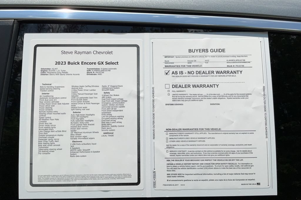 Certified 2023 Buick Encore GX Select w/ Safety Package II AWD/4WD image 27