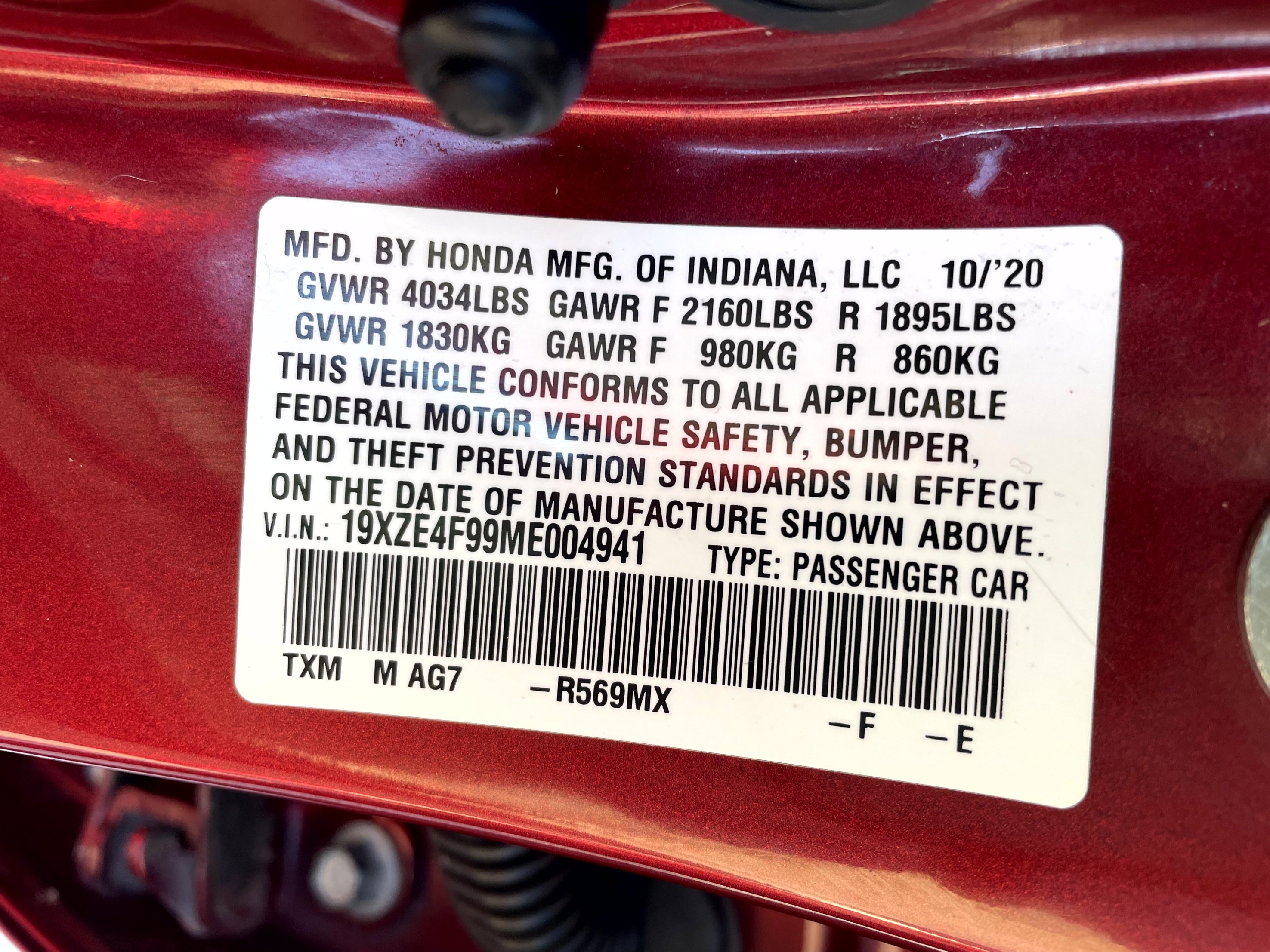 Used 2021 Honda Insight Touring image 21