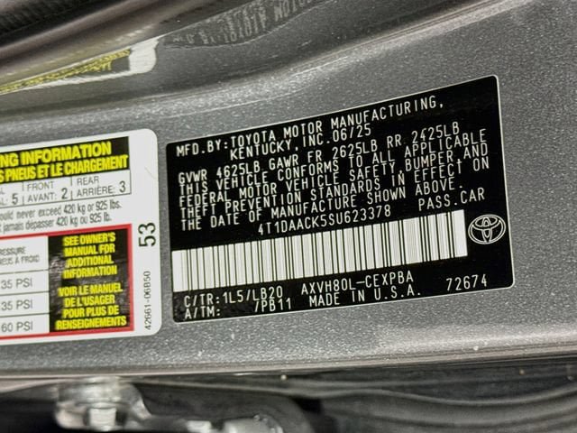 Certified 2025 Toyota Camry XSE FWD image 33