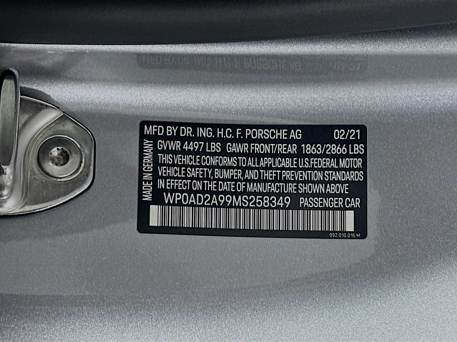 Certified 2021 Porsche 911 Turbo AWD/4WD image 34