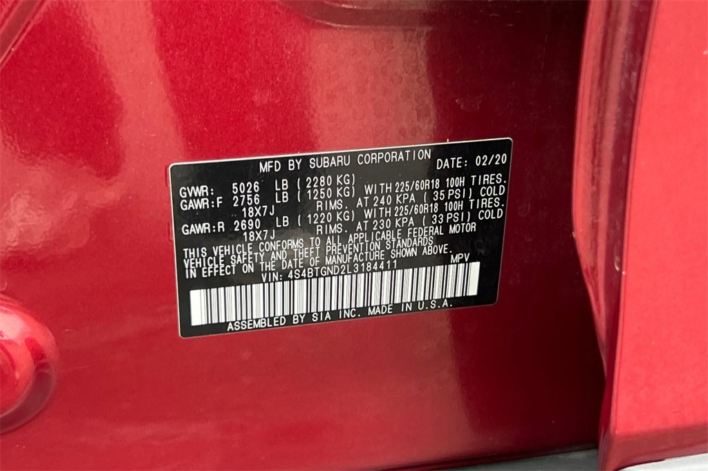 Used 2020 Subaru Outback Limited XT w/ Popular Package #2 image 32