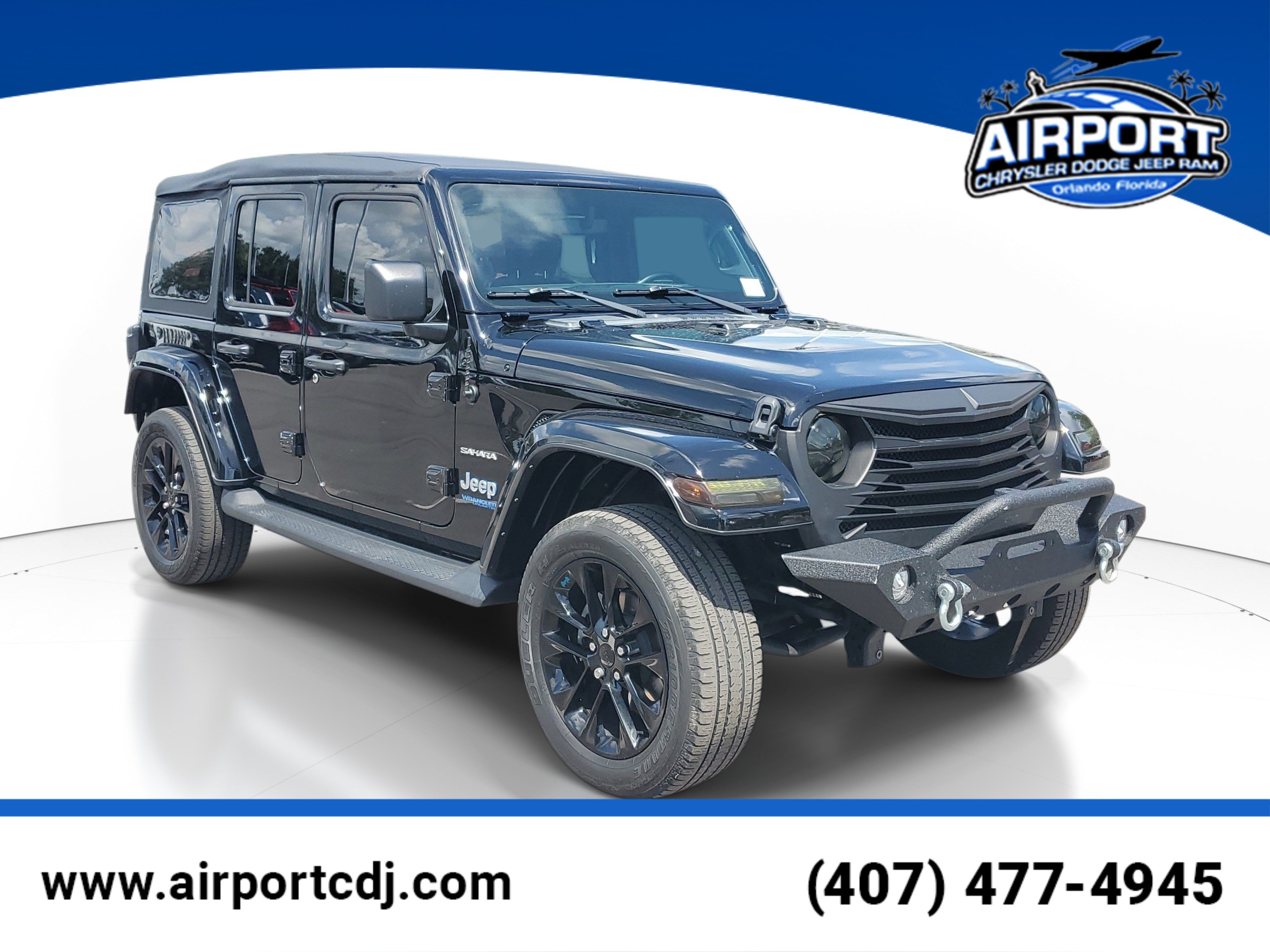 Used 2022 Jeep Wrangler Unlimited Sahara AWD/4WD image 1