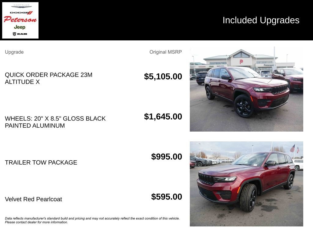 New 2025 Jeep Grand Cherokee Altitude image 13