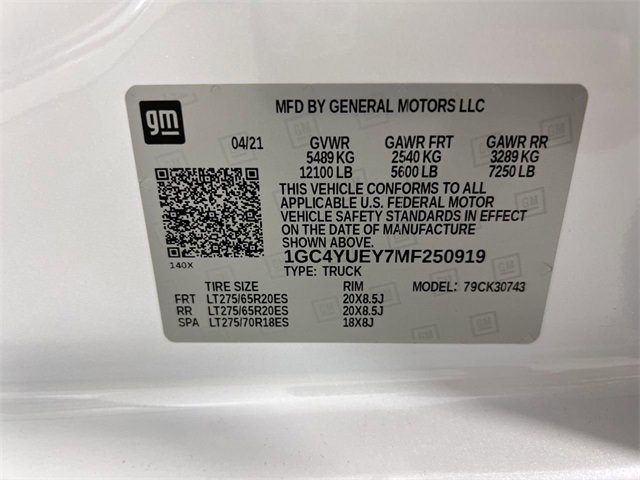 Certified 2021 Chevrolet Silverado 3500 LTZ w/ LTZ Premium Package image 34