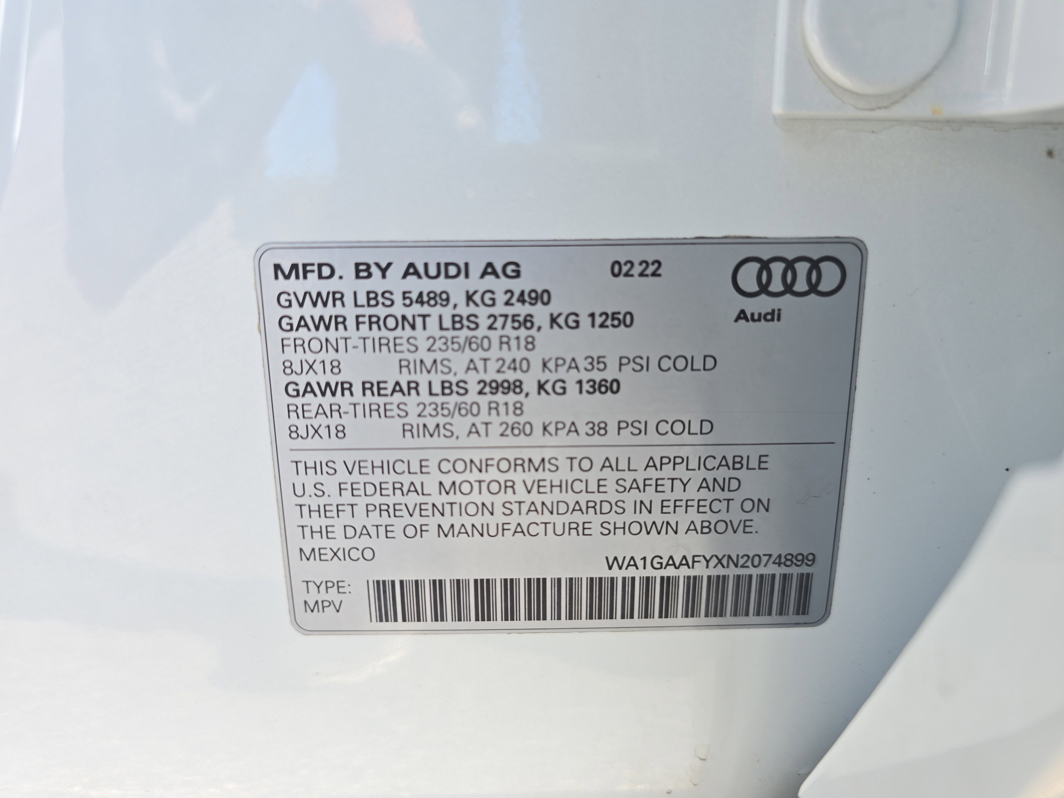 Used 2022 Audi Q5 2.0T Premium w/ Convenience Package image 34