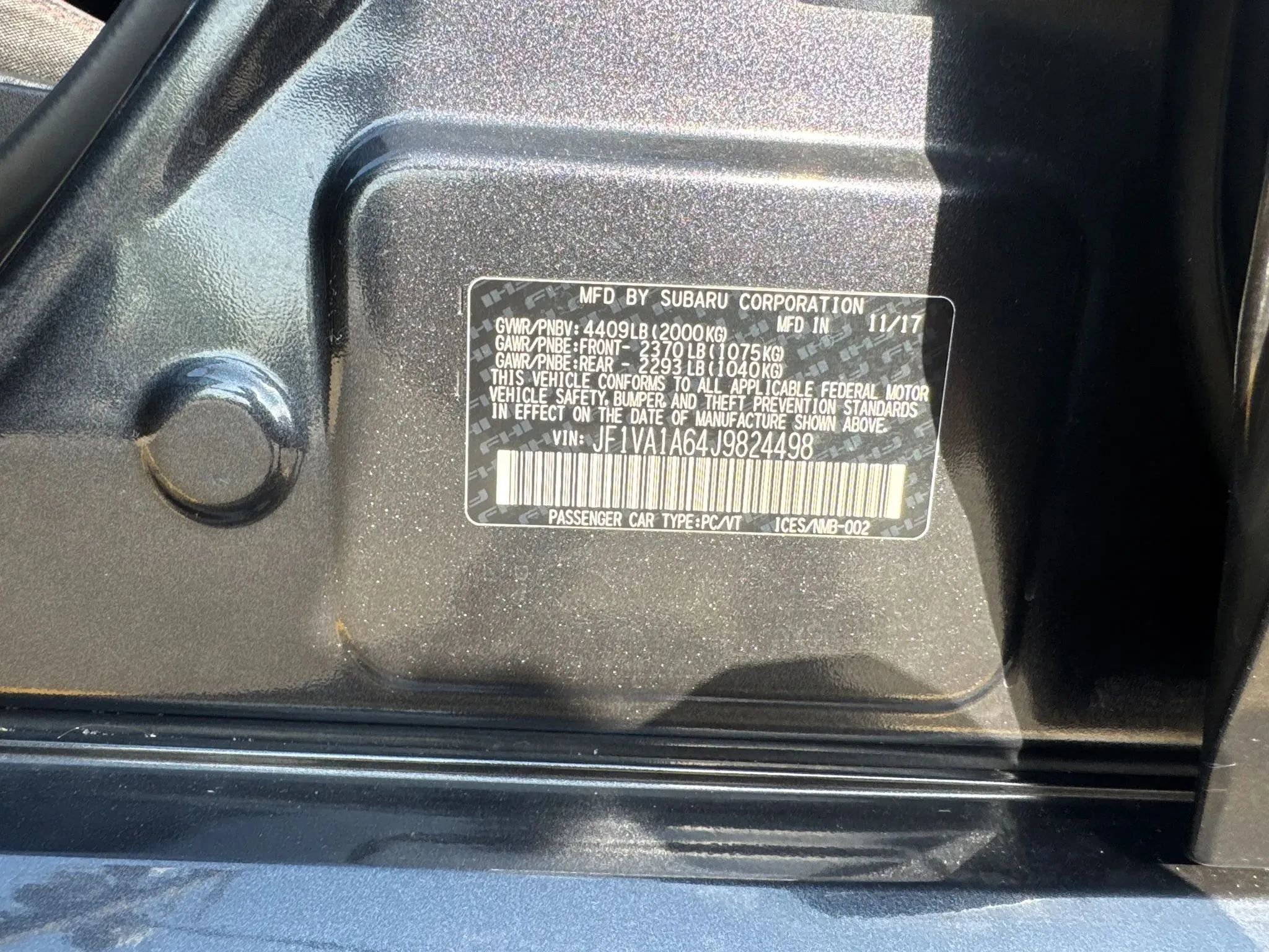 Used 2018 Subaru WRX AWD/4WD image 29