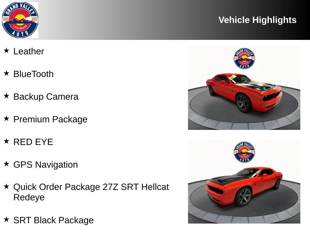 Used 2022 Dodge Challenger SRT Hellcat Redeye image 2