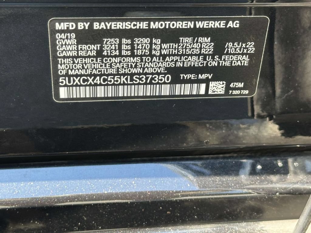 Used 2019 BMW X7 xDrive50i w/ M Sport Package AWD/4WD image 20