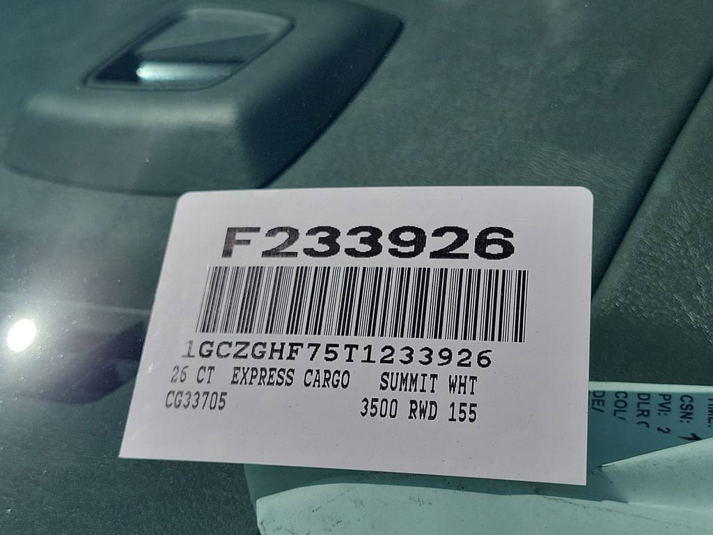 New 2026 Chevrolet Express 3500 Extended RWD image 22