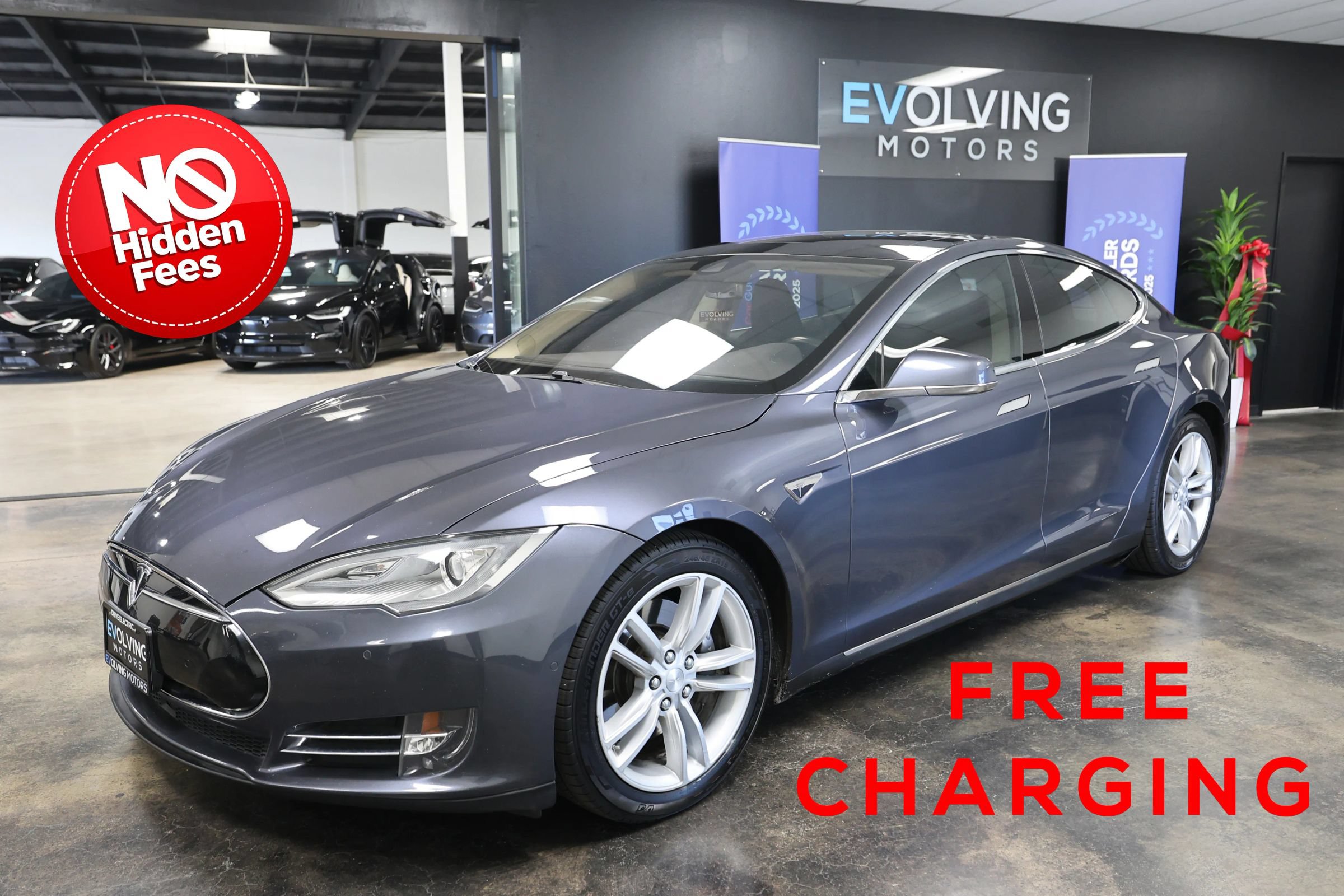 Used 2015 Tesla Model S 85D AWD/4WD image 1