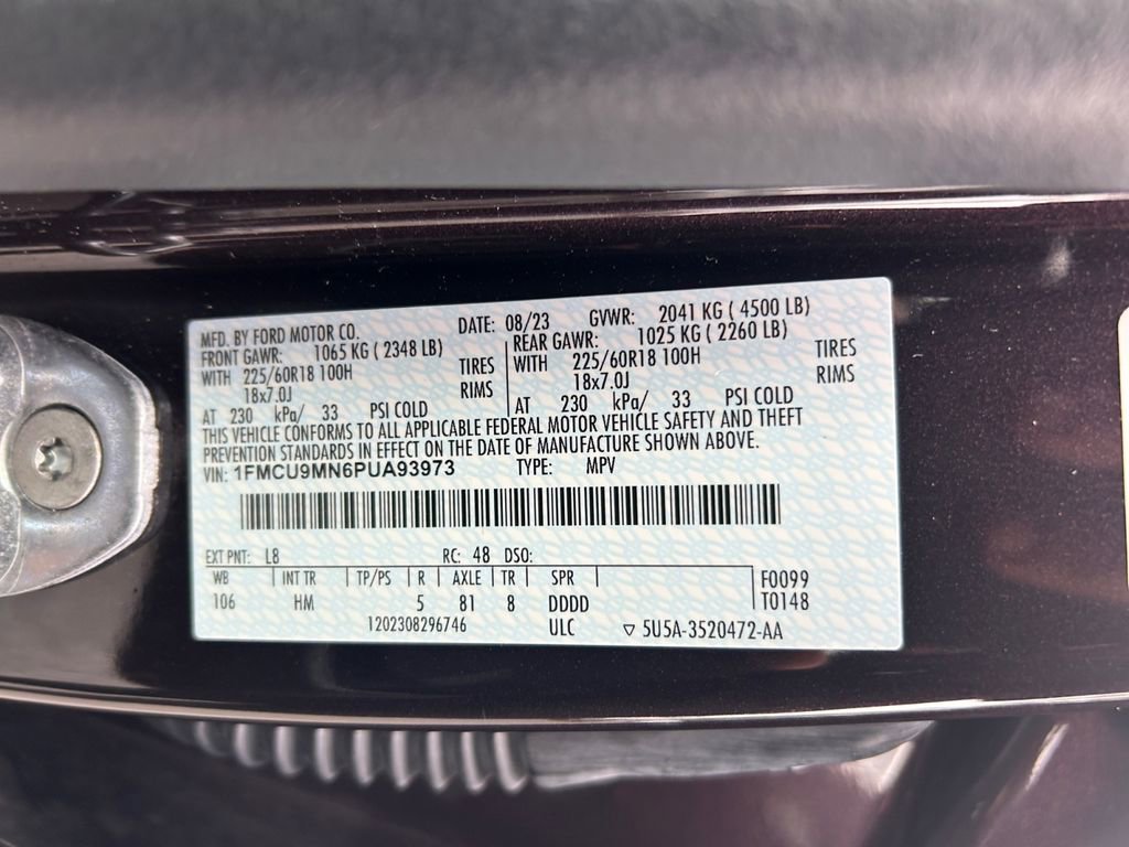 Used 2023 Ford Escape ST-Line w/ Tech Pack #1 AWD/4WD image 34