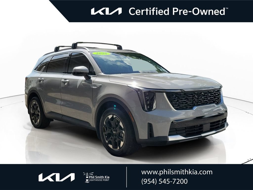 Certified 2026 Kia Sorento S FWD 360° Tour