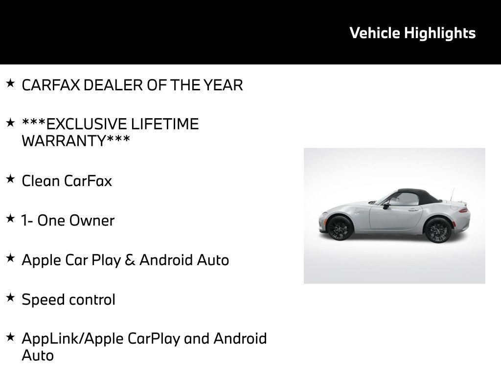 Used 2025 MAZDA MX-5 Miata Club RWD image 5