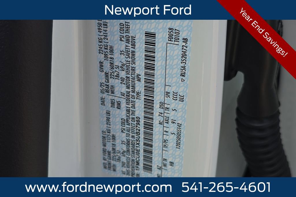 New 2025 Ford Escape SE w/ Class II Trailer Tow Package image 24