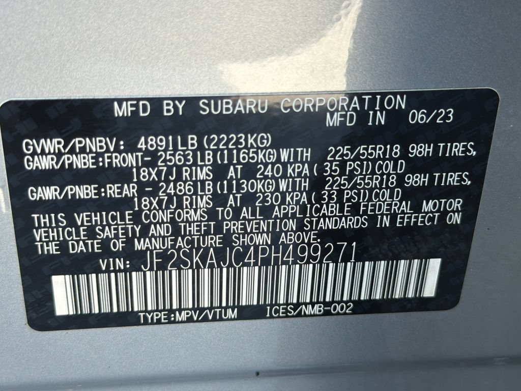 Certified 2023 Subaru Forester Sport AWD/4WD image 55