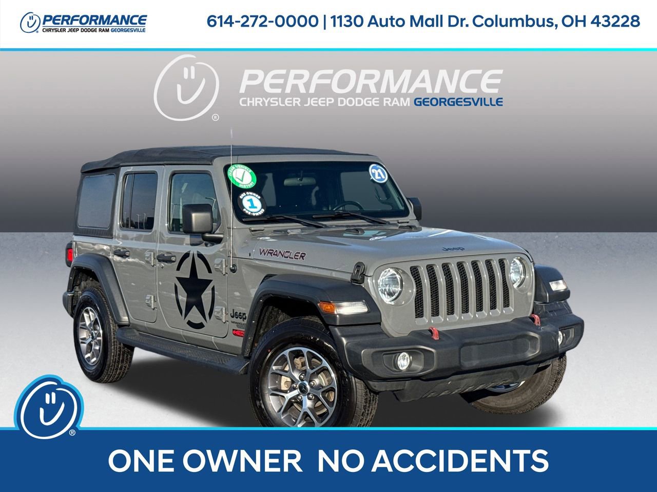 Used 2021 Jeep Wrangler Unlimited Sport w/ Technology Group